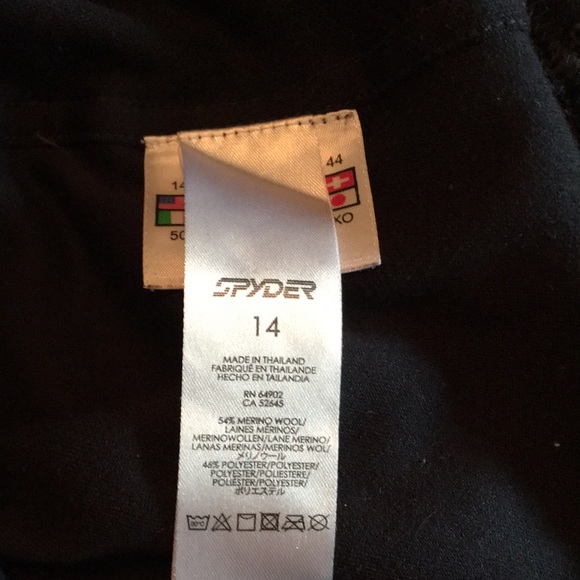 Spyder gold zippered jacket - Picture 3 of 8